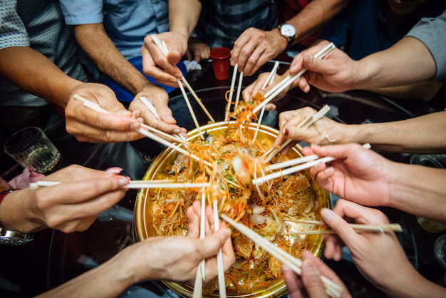 A person using the Ramen Finder website on their phone